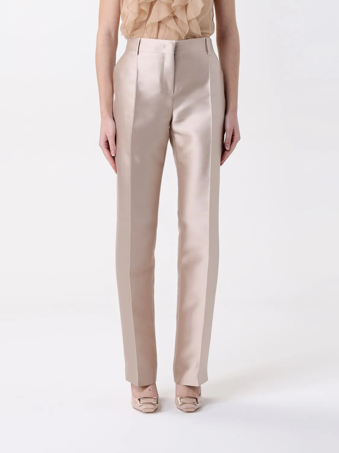 Pantalone Alberta Ferretti in misto seta