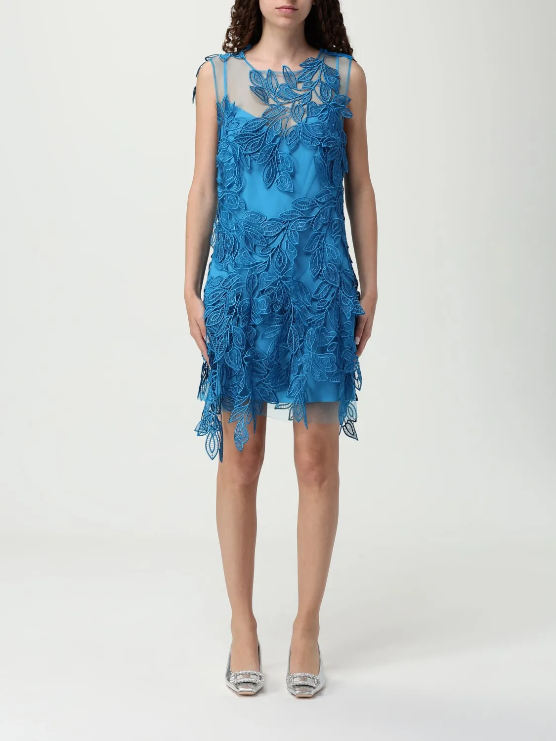 Abito Alberta Ferretti in macramè