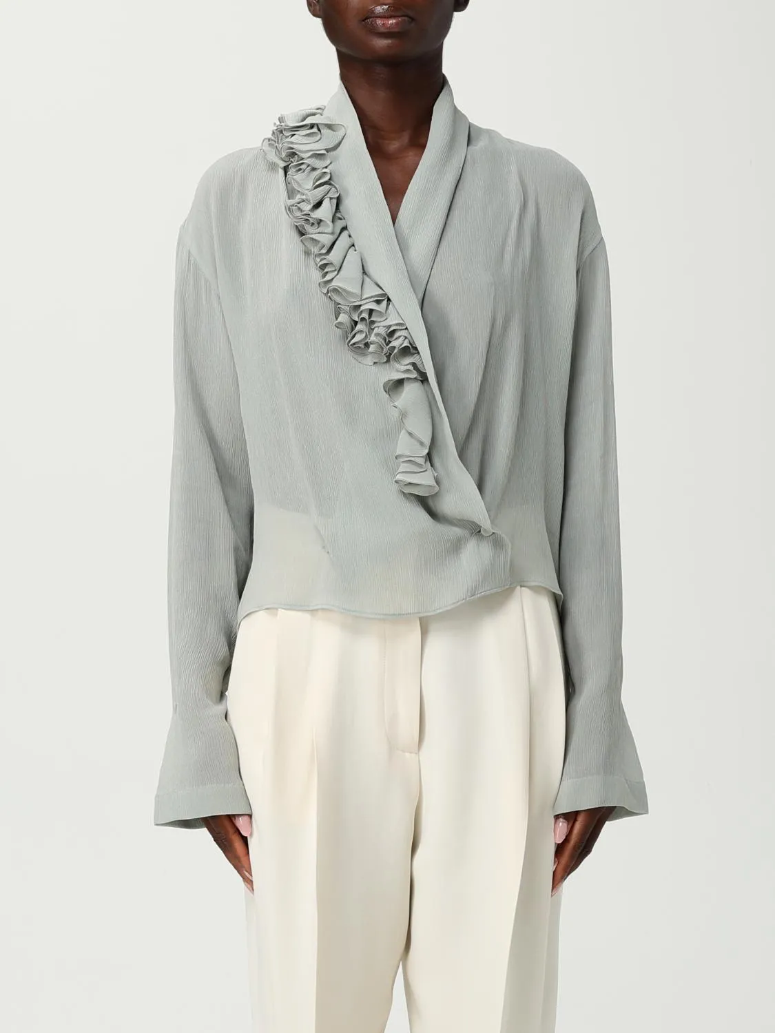 Blusa Alberta Ferretti in crepe