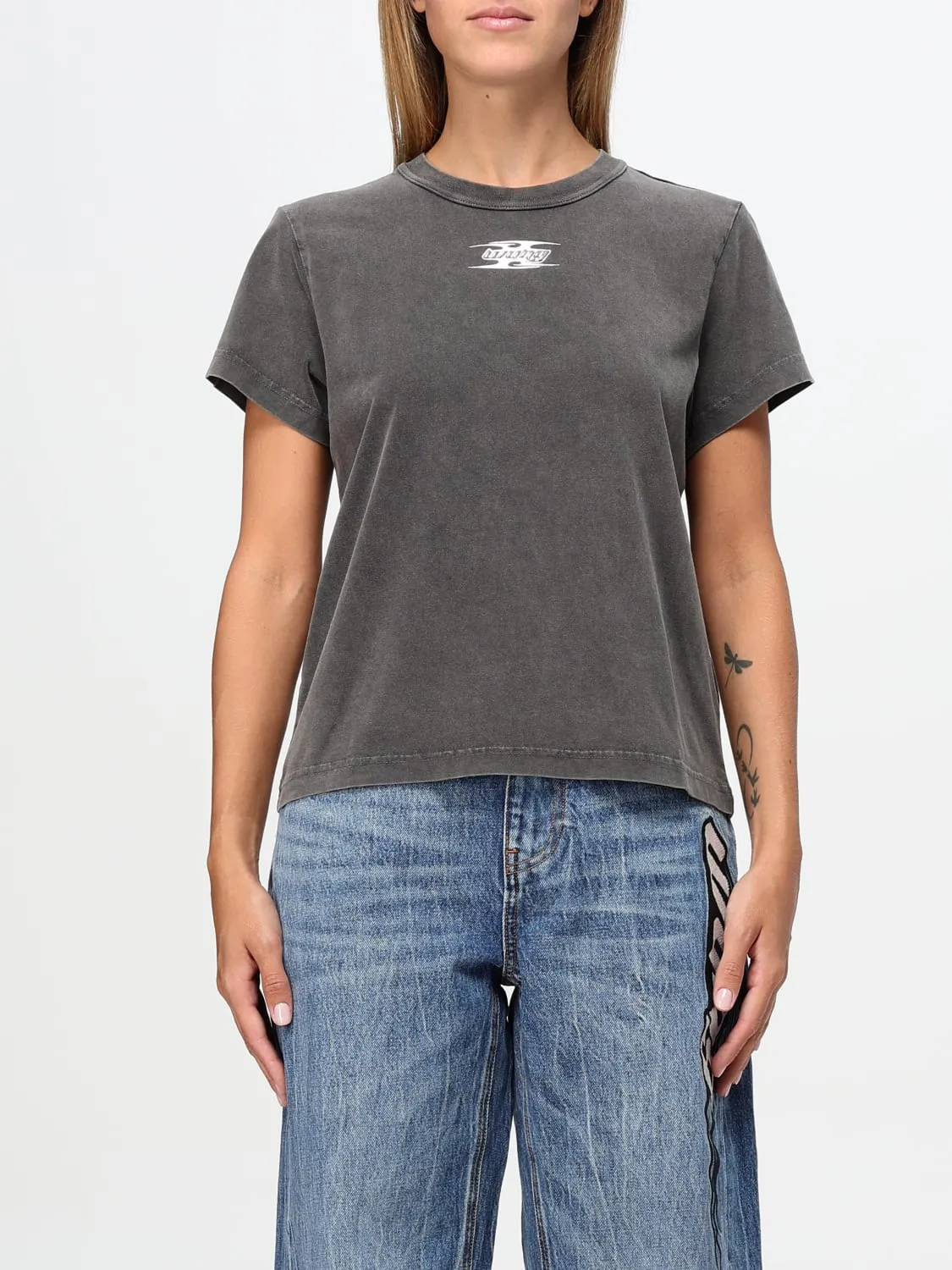 T-shirt con logo Alexander Wang