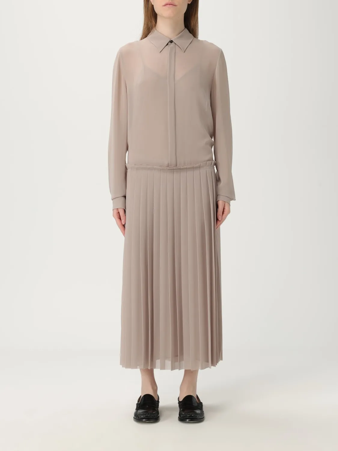 Abito chemisier Ami Paris in crêpe