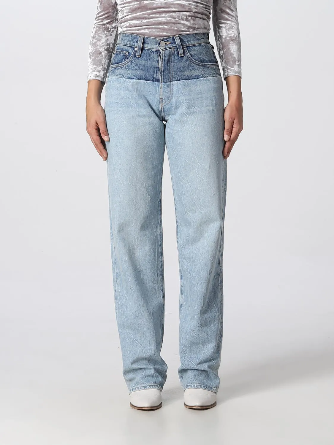 Jeans ampio Amiri bicolore
