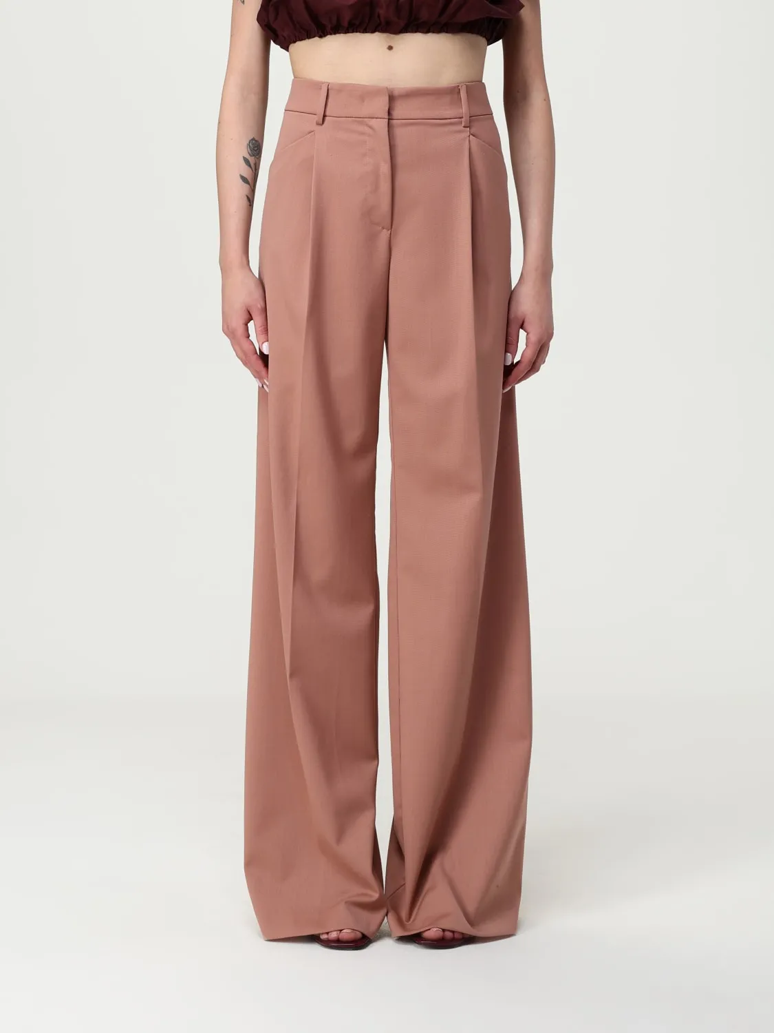 Pantalone classico Andamane in misto lana