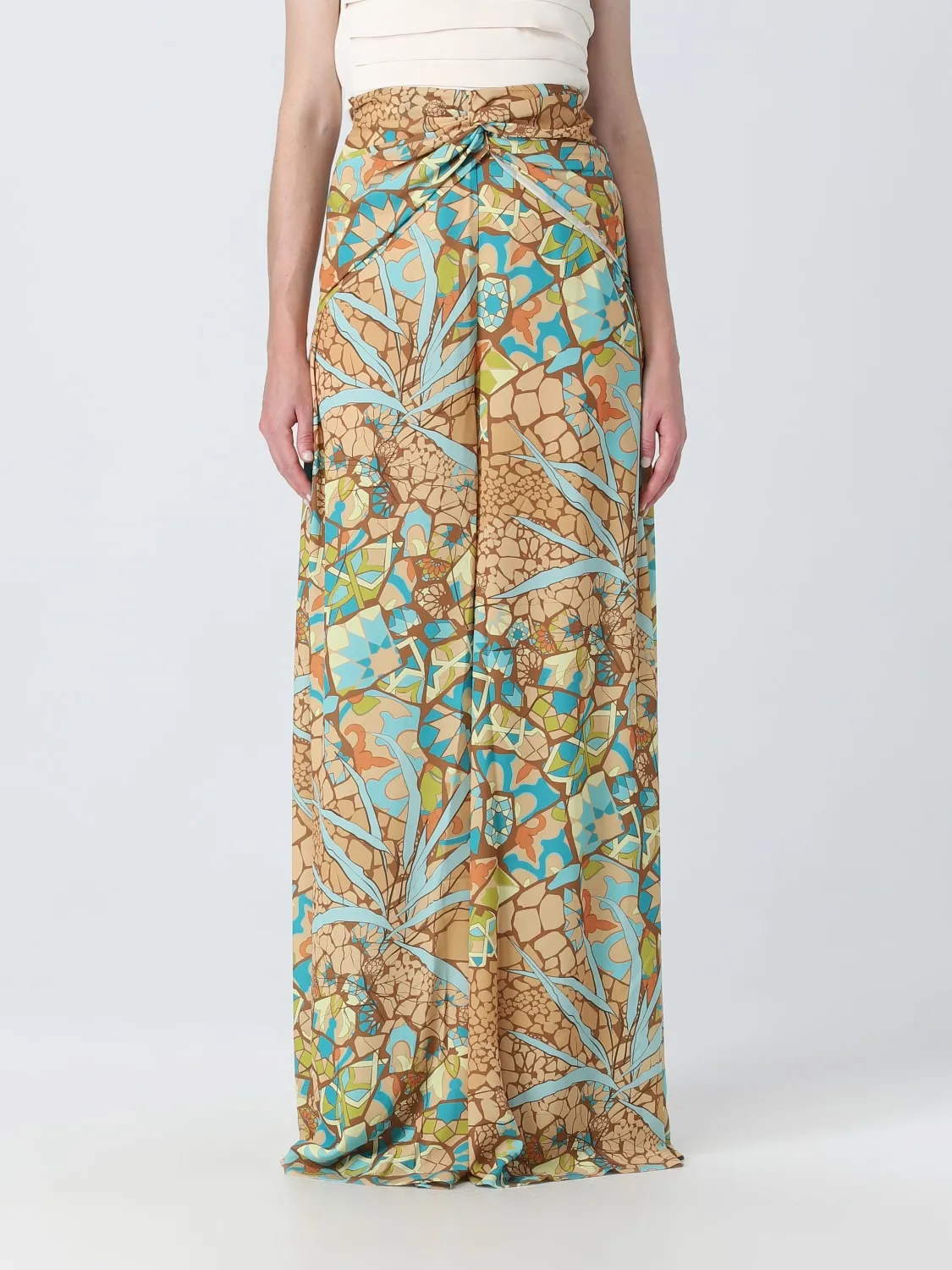 Pantalone Andrea Iyamah in tessuto stampato