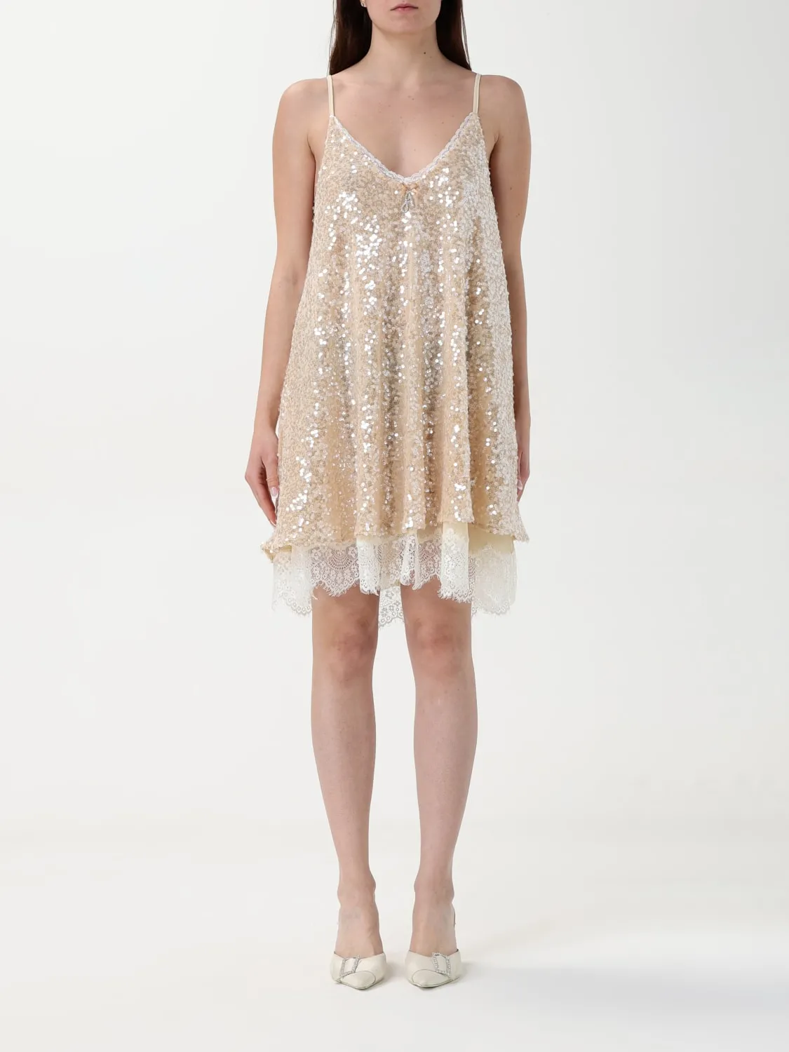 Abito Aniye by in tessuto paillettato