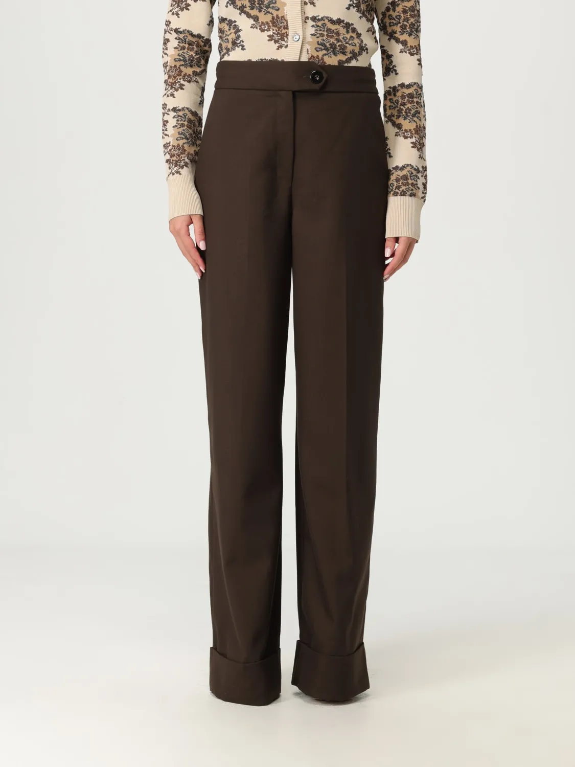 Pantalone a vita alta in lana Antonio Marras