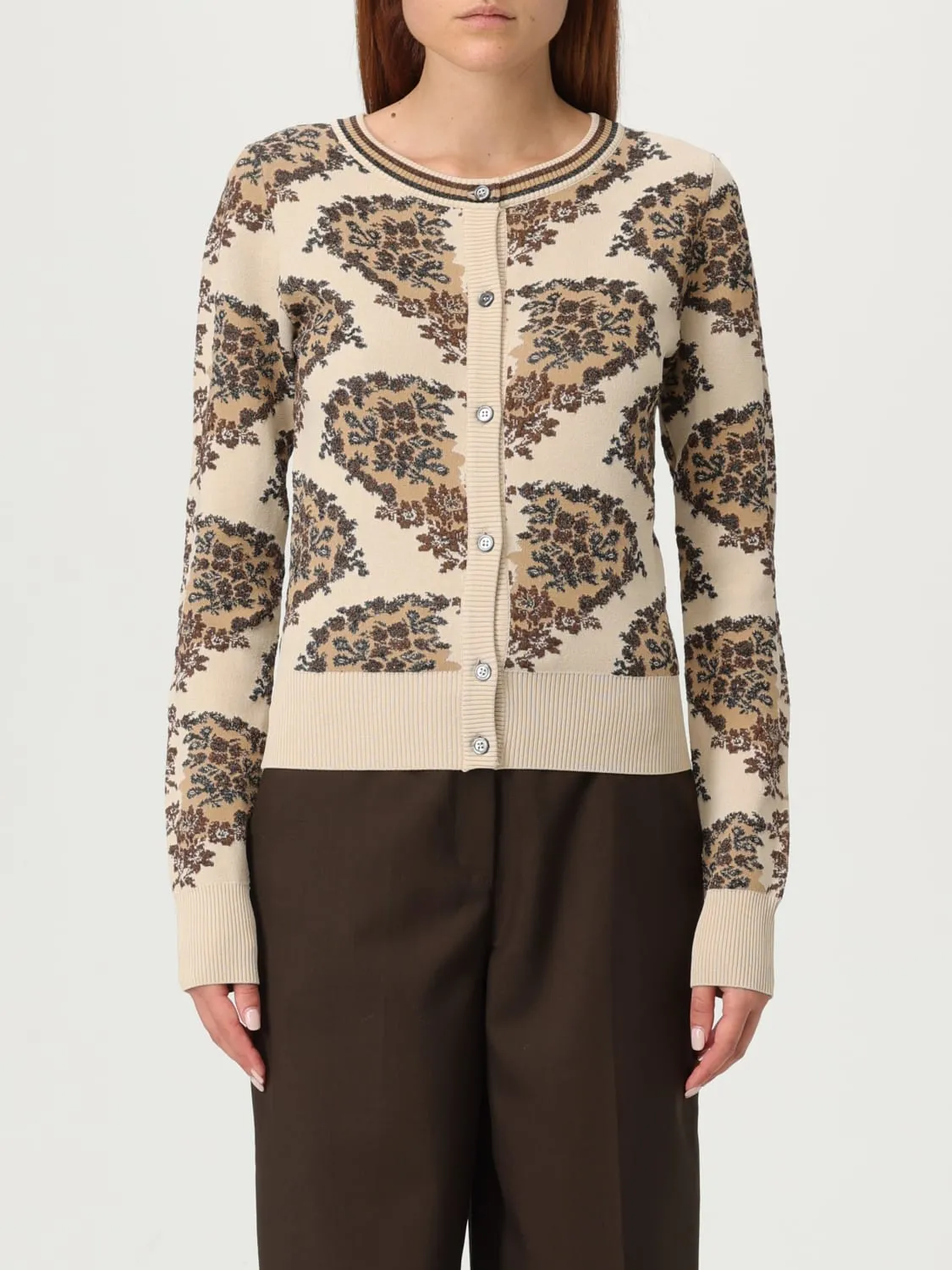 Cardigan jacquard a fantasia Antonio Marras