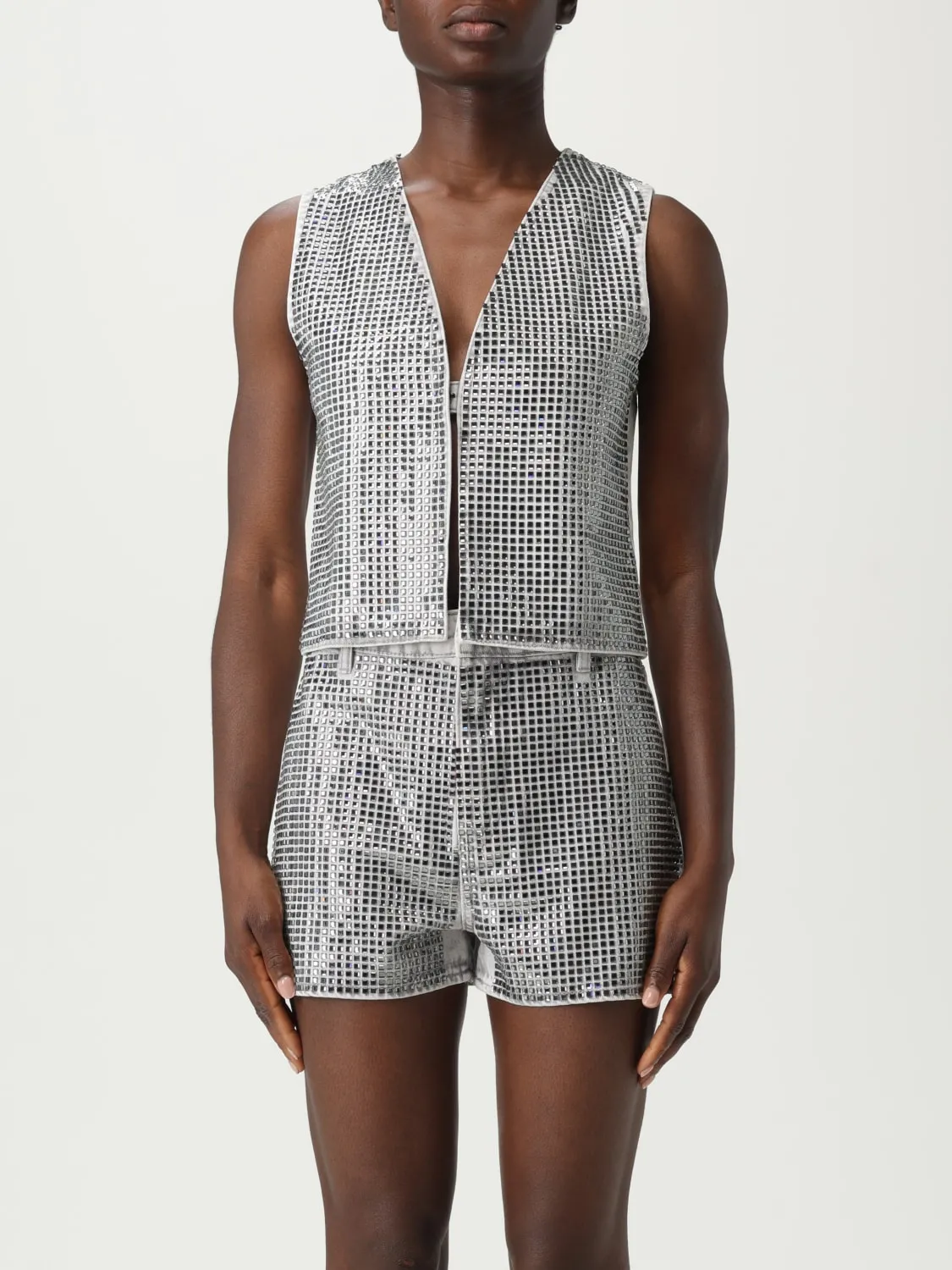 Gilet di strass Armani Exchange
