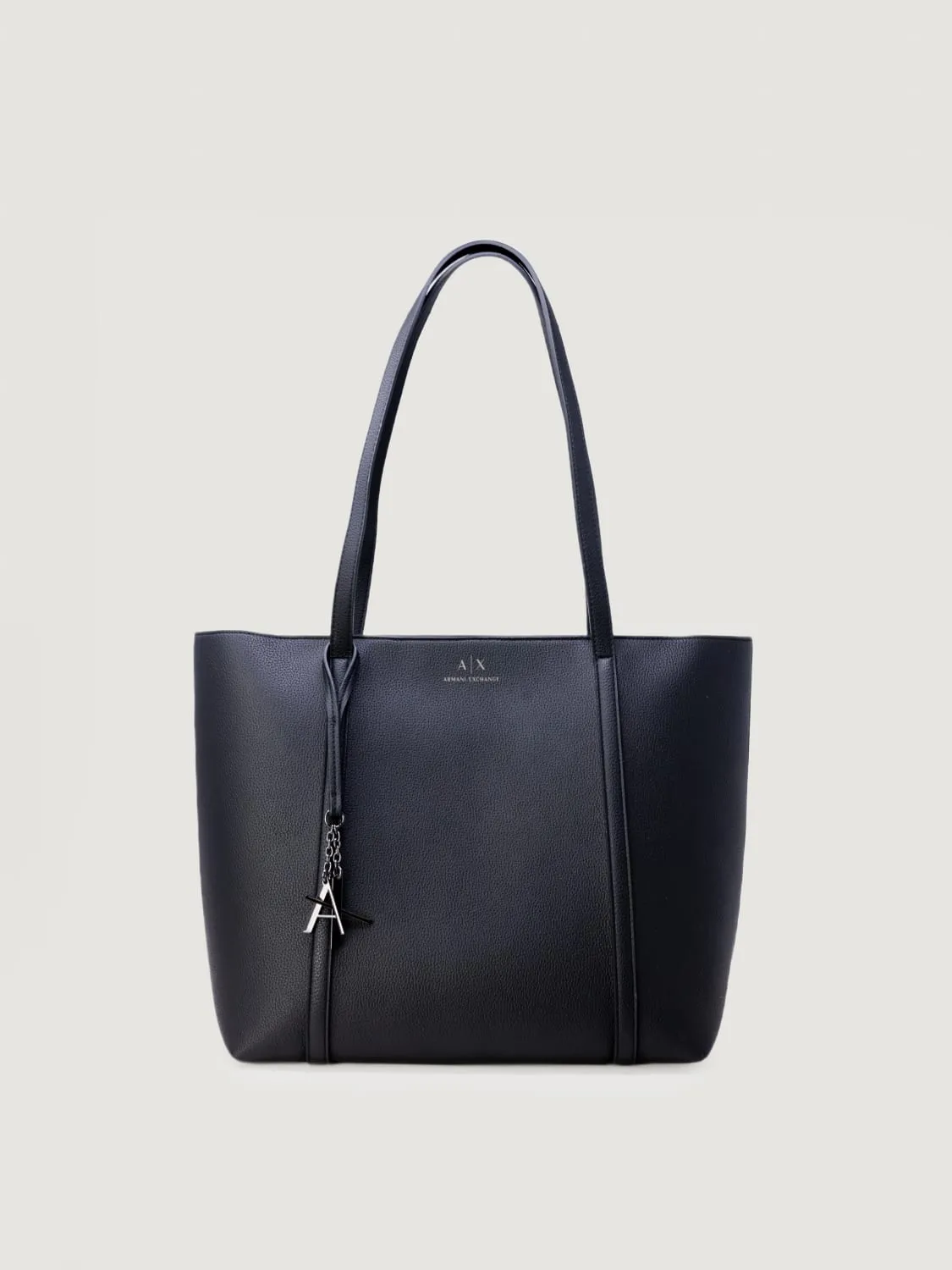 Borsa a spalla in eco-pelle a grana Armani Exchange