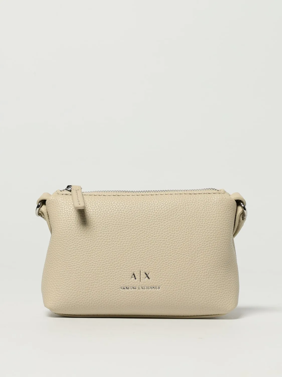 Borsa a spalla in pelle a grana Armani Exchange