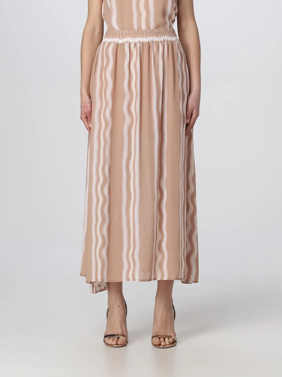 Gonna Armani Exchange in viscosa