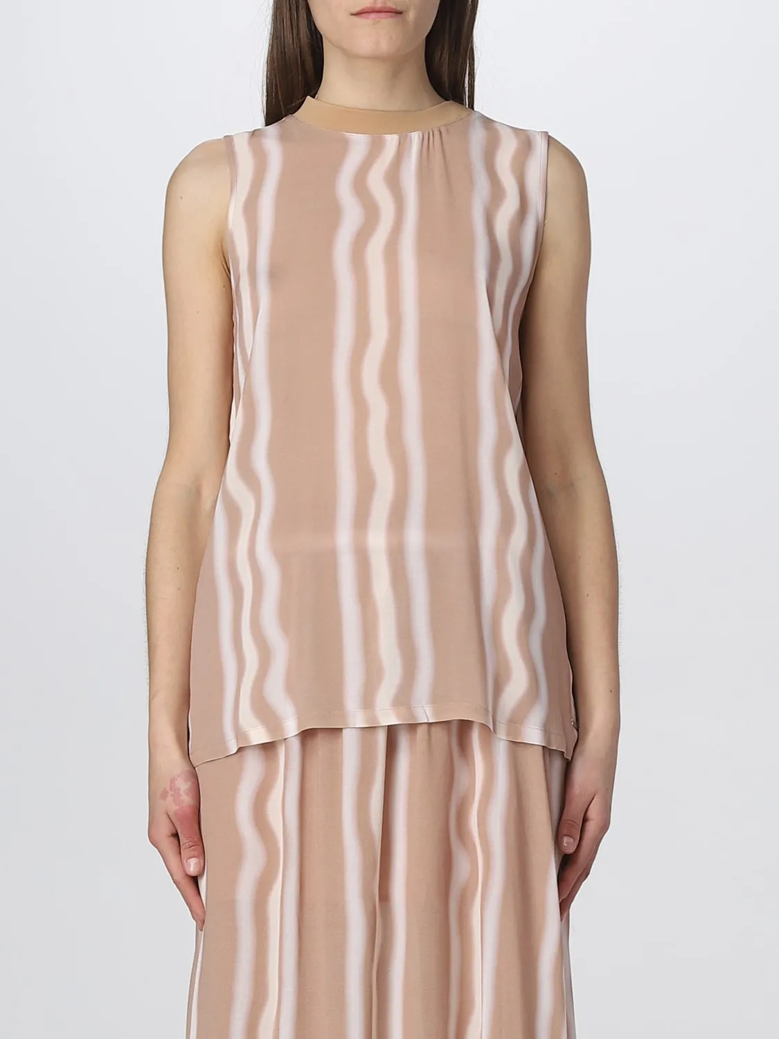 Blusa Armani Exchange in viscosa