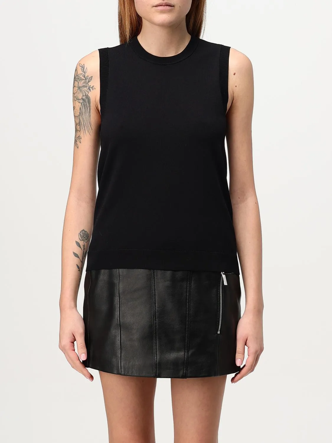 Top Armani Exchange in misto viscosa