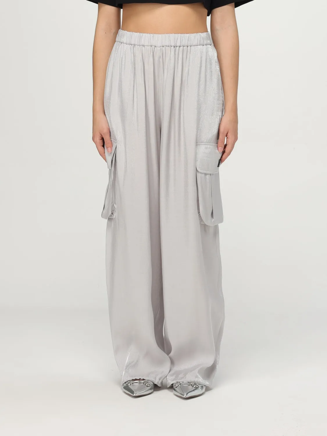 Pantalone cargo Armani Exchange in raso