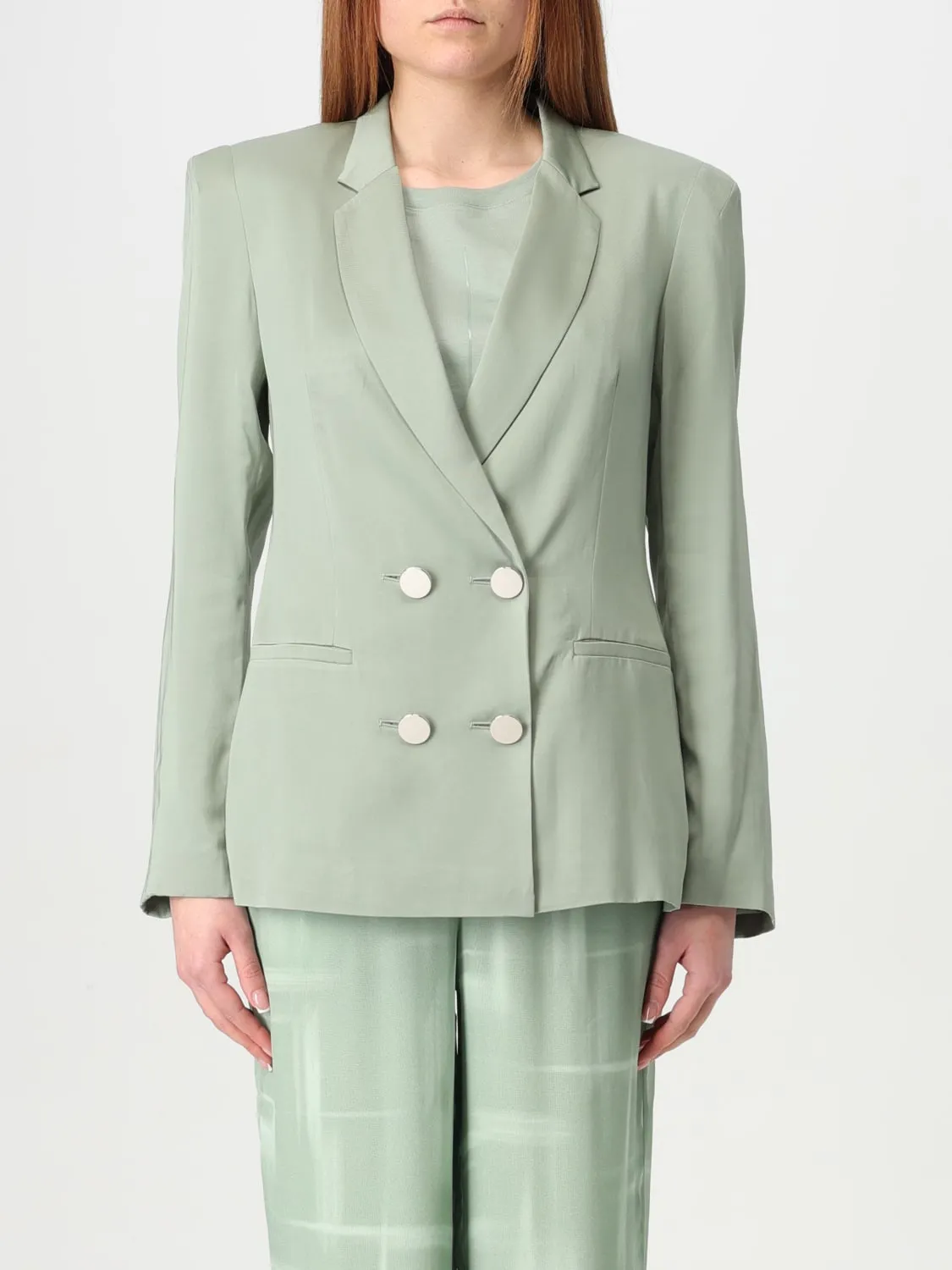 Blazer doppiopetto Armani Exchange in viscosa