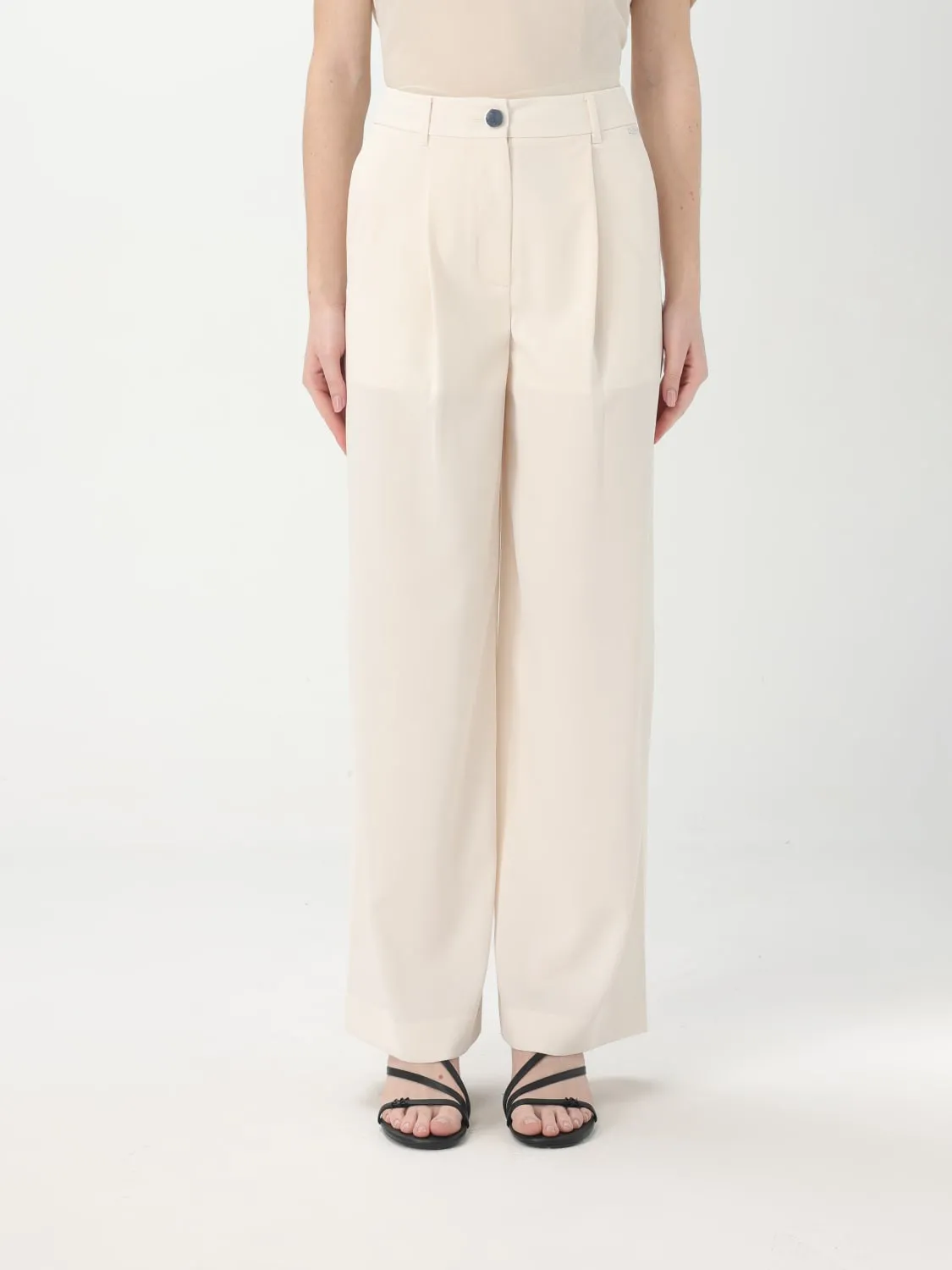 Pantalone palazzo Armani Exchange in viscosa