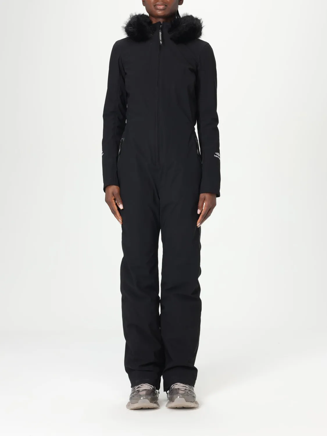 Tuta intera in tessuto tecnico con cappuccio Balenciaga