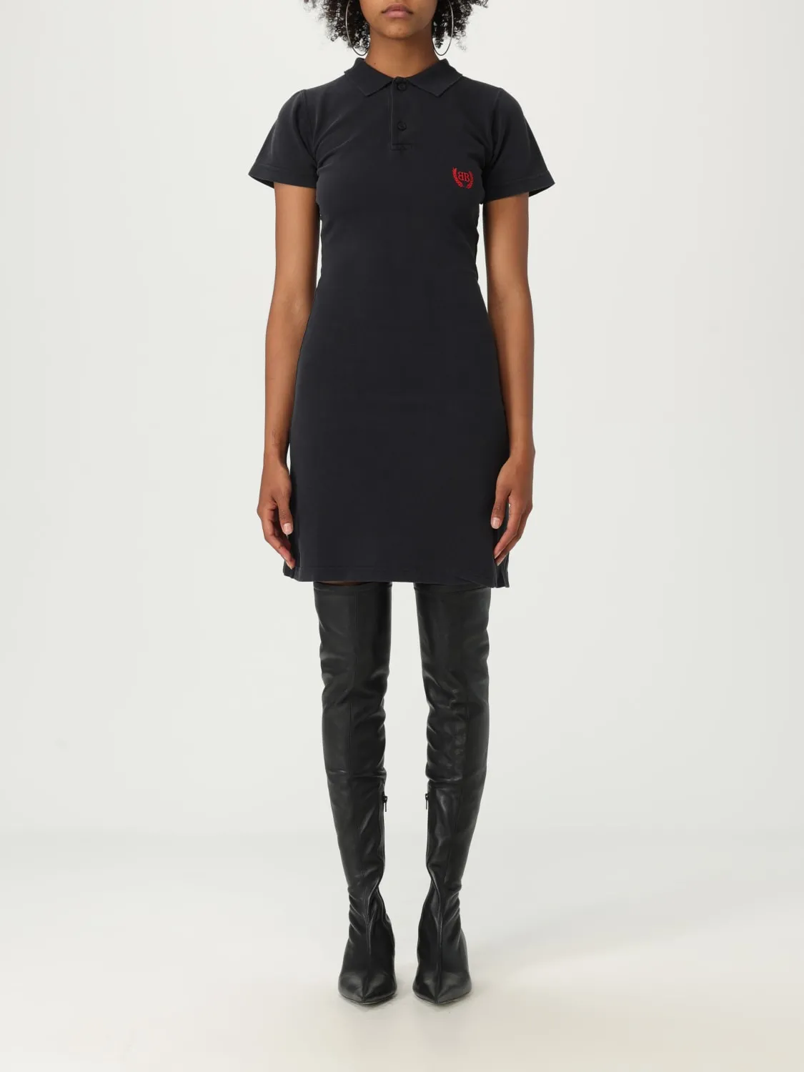 Abito a polo Balenciaga in cotone