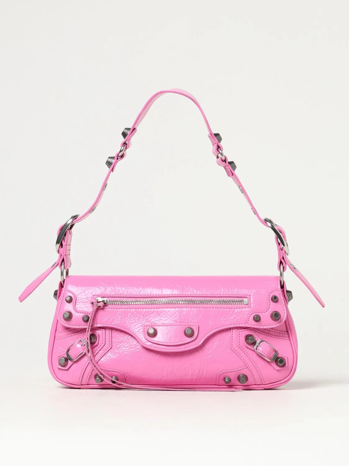 Borsa Le Cagole Sling Balenciaga in pelle Arena