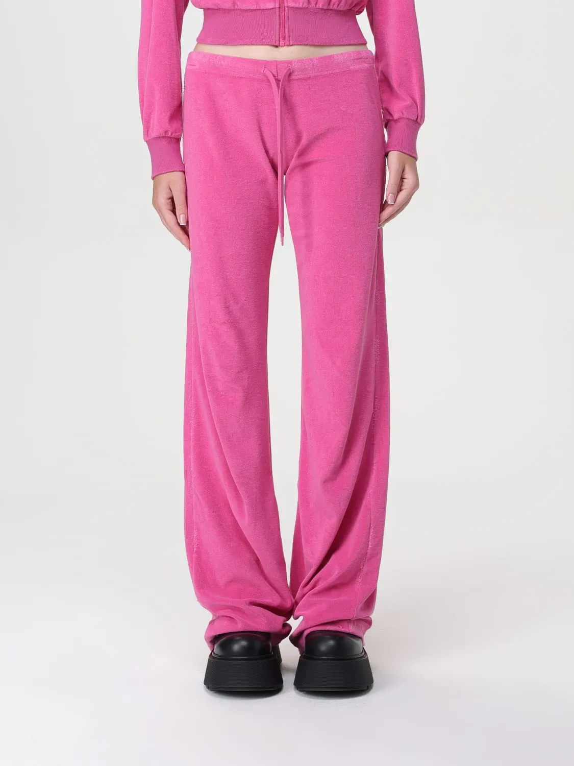 Joggers Balenciaga in ciniglia di cotone