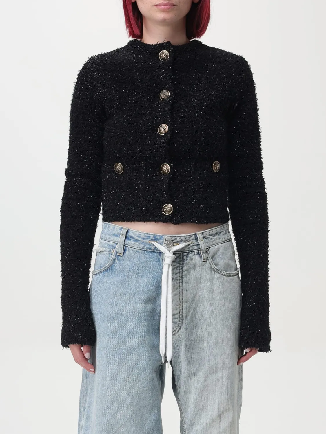 Cardigan crop bouclé Balenciaga