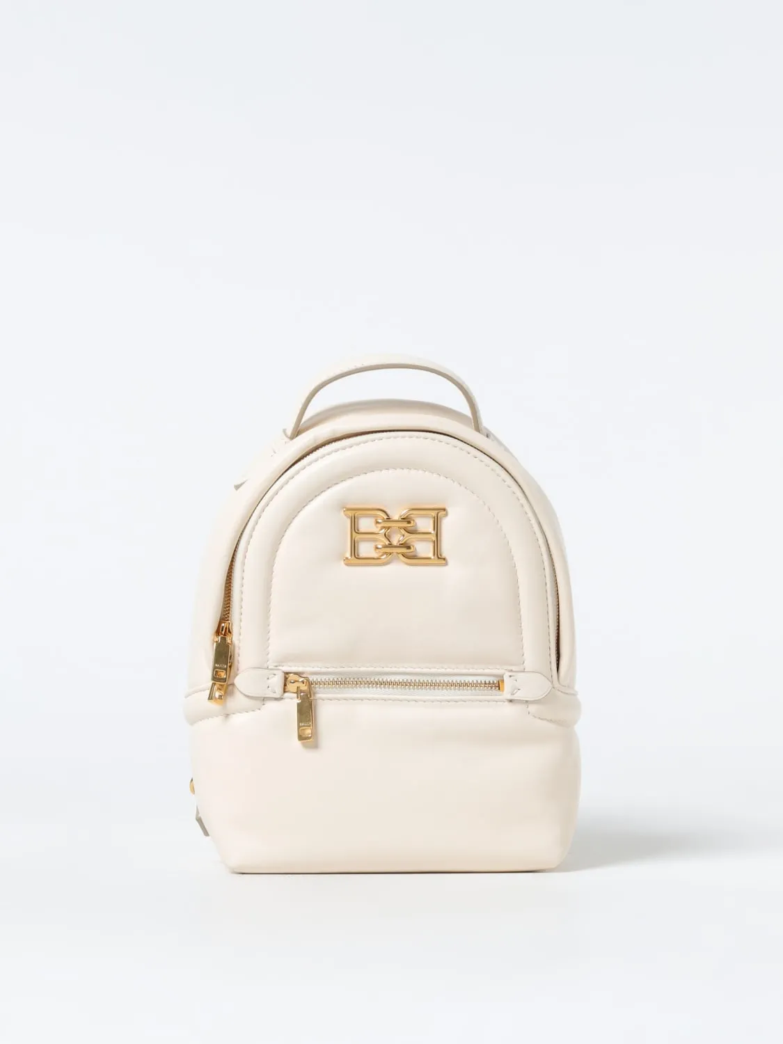 Zaino Bally in nappa con placca monogram