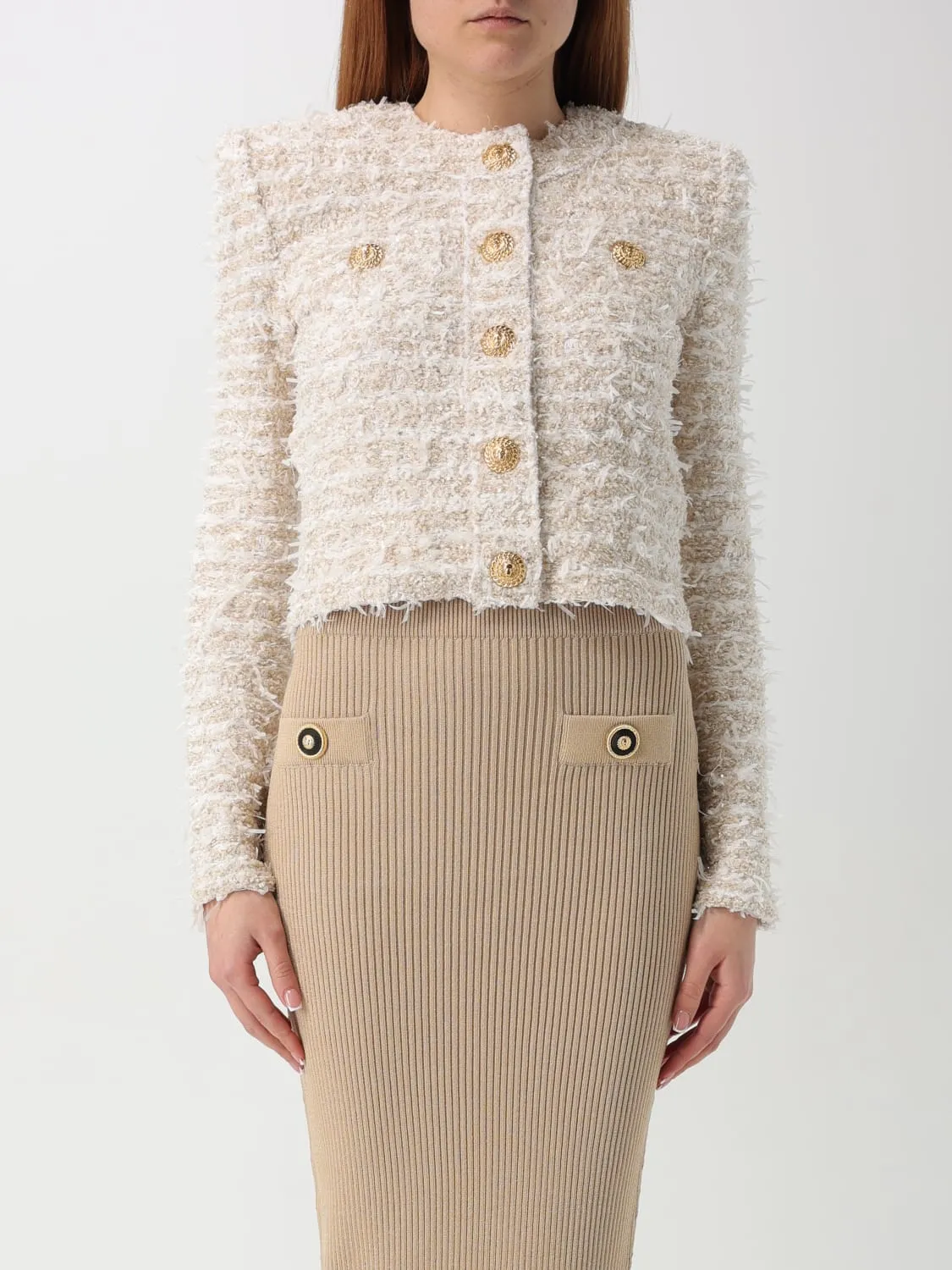 Giacca Balmain in bouclè