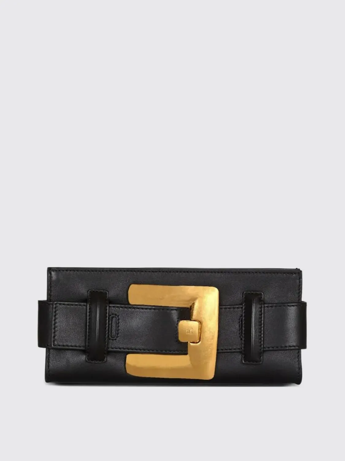 Clutch Anthem Balmain in pelle