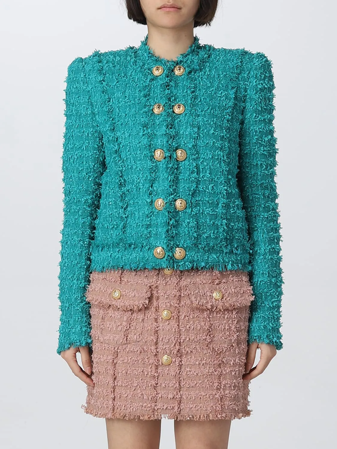 Giacca Balmain in tweed