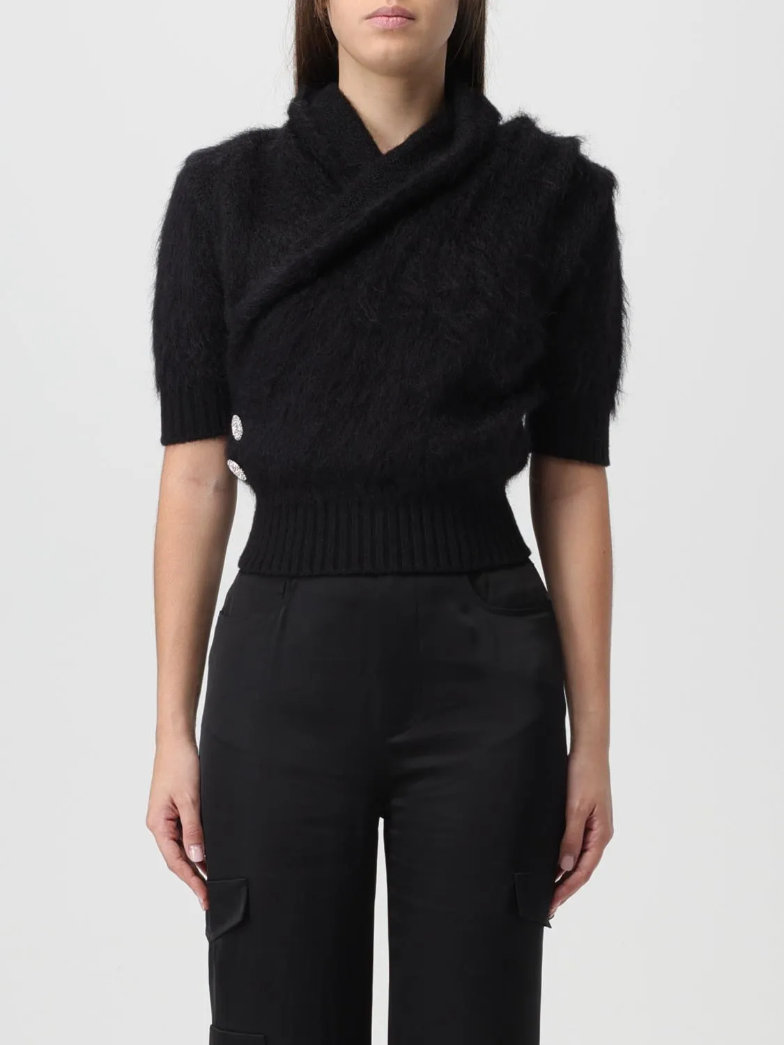 Pullover Balmain in misto lana Mohair