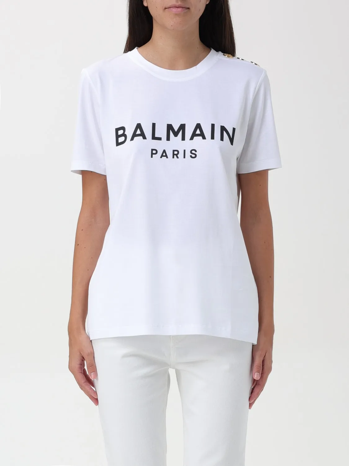 T-shirt con logo Balmain