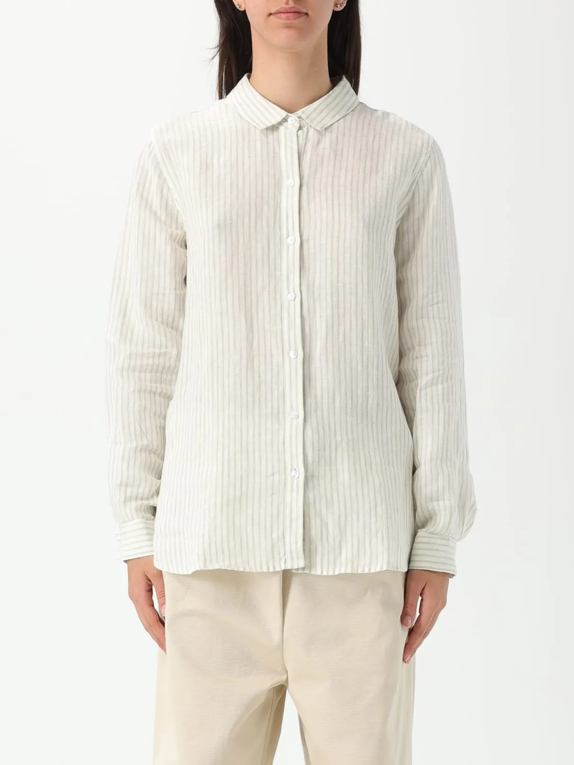 Camicia basic Barbour in lino