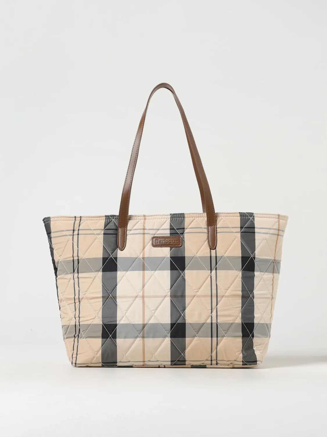Borsa a spalla Tote tartan Barbour