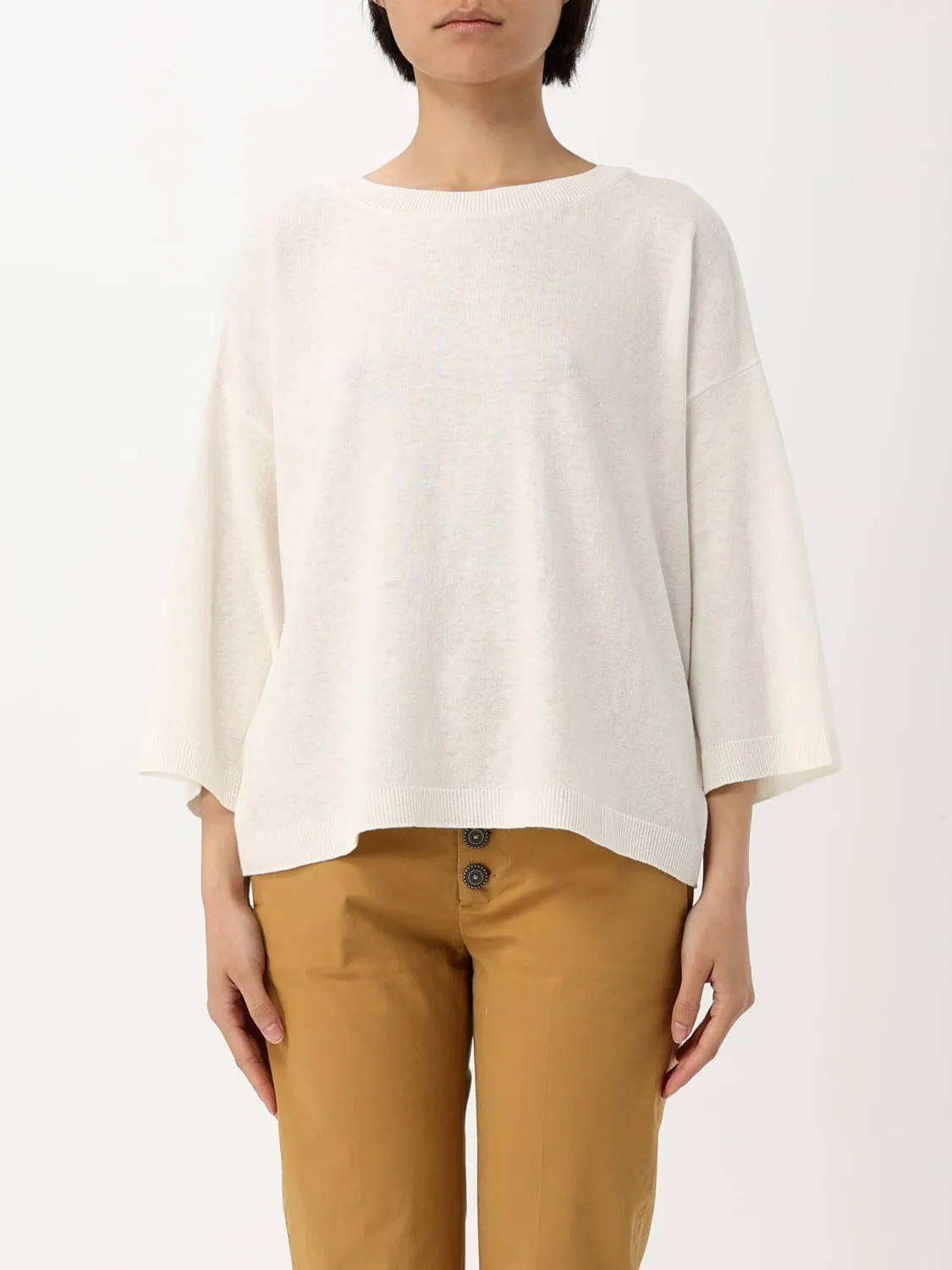 Maglia in cotone e lino Barbour