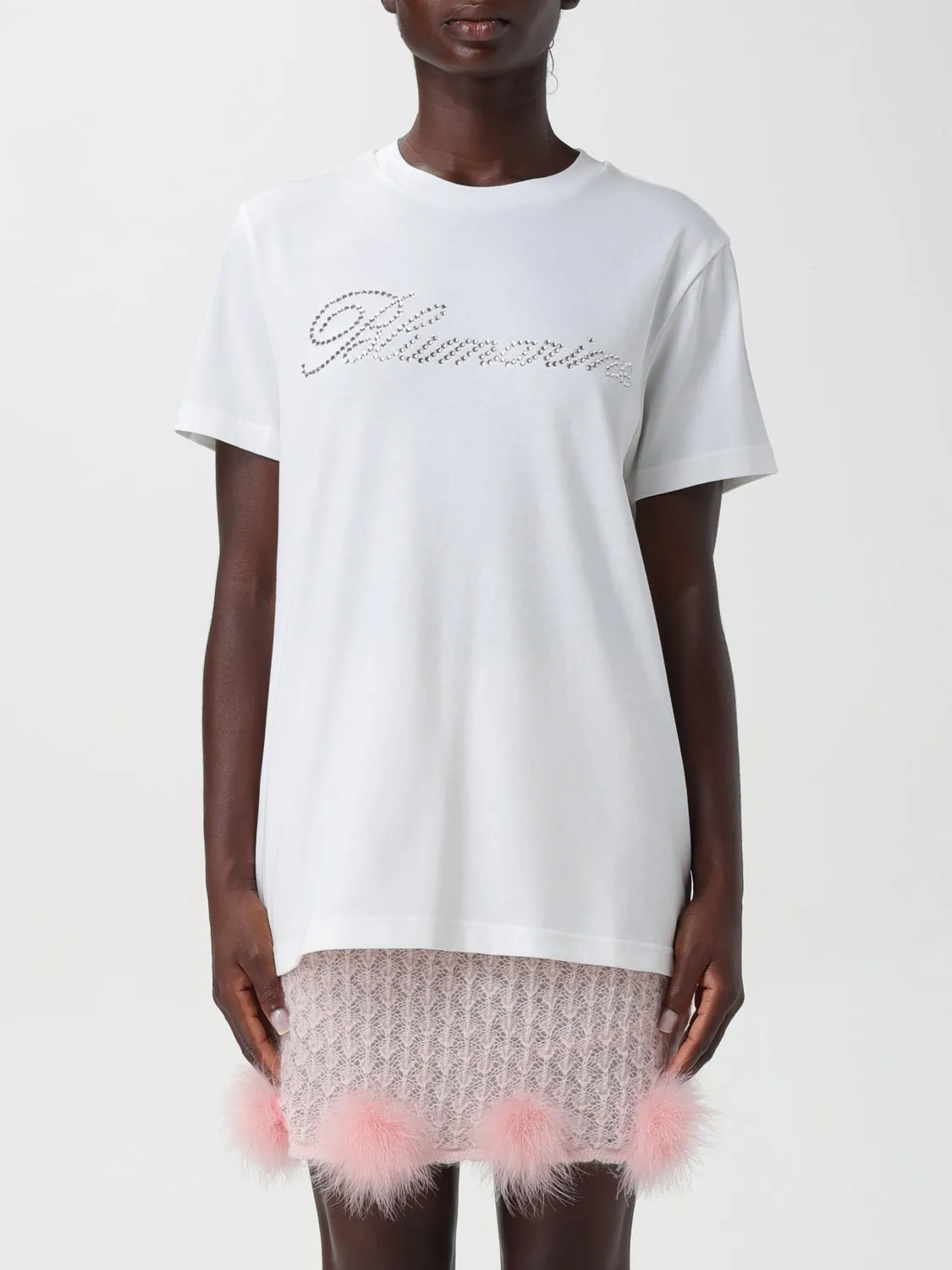 T-shirt con logo Blumarine