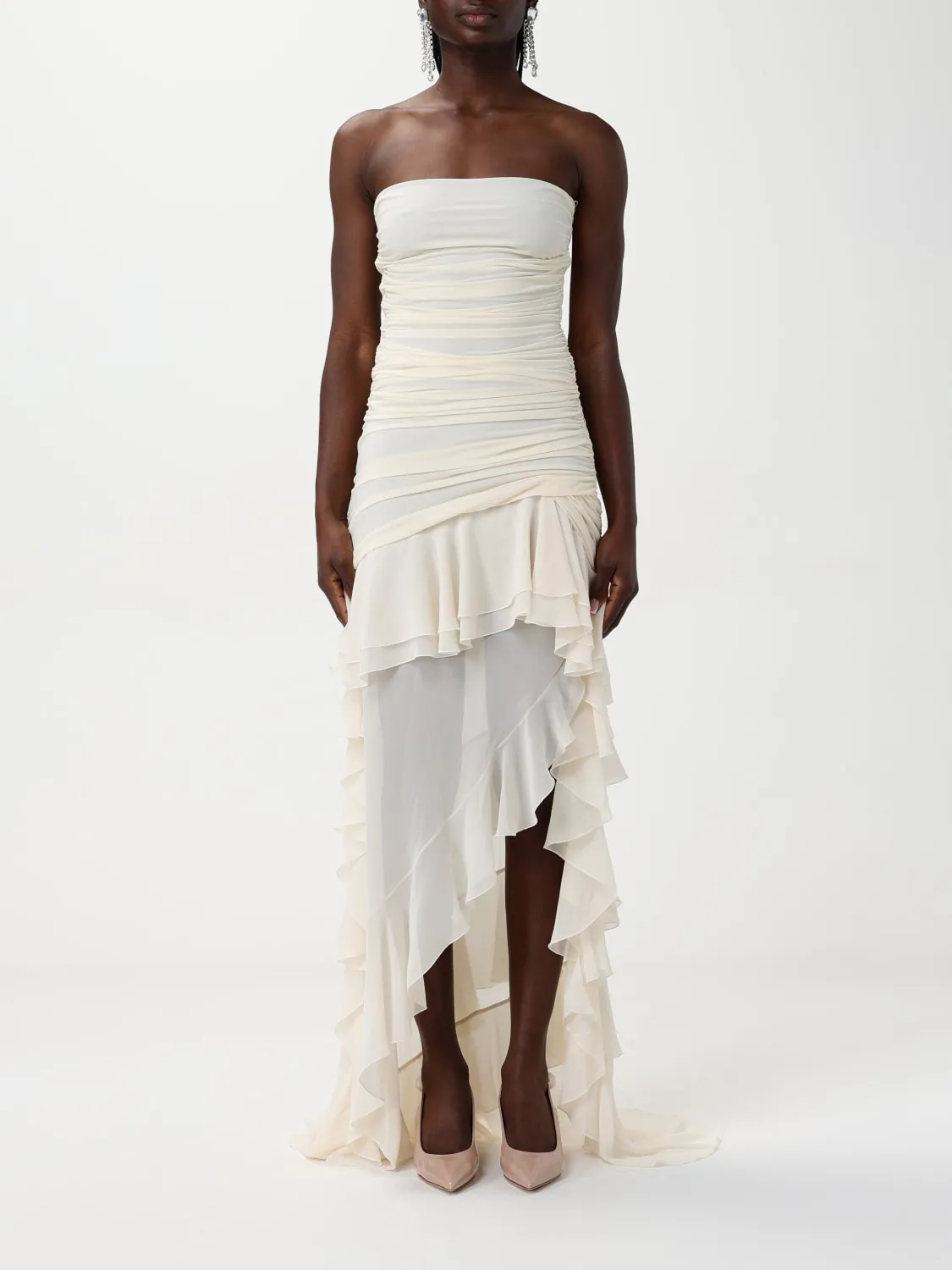 Abito asimmetrico Blumarine in jersey