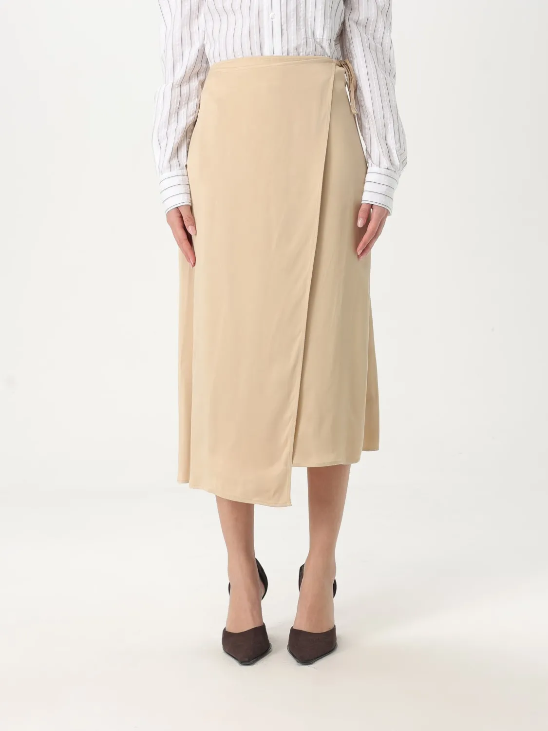 Gonna a portafoglio Boss in crêpe