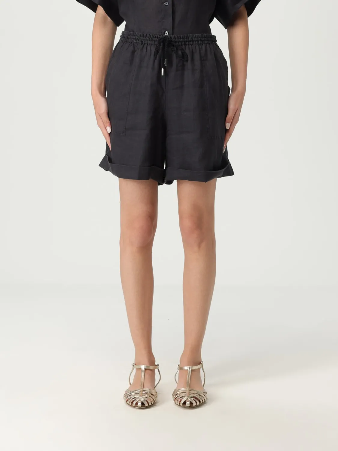 Pantaloncino Boss in ramie