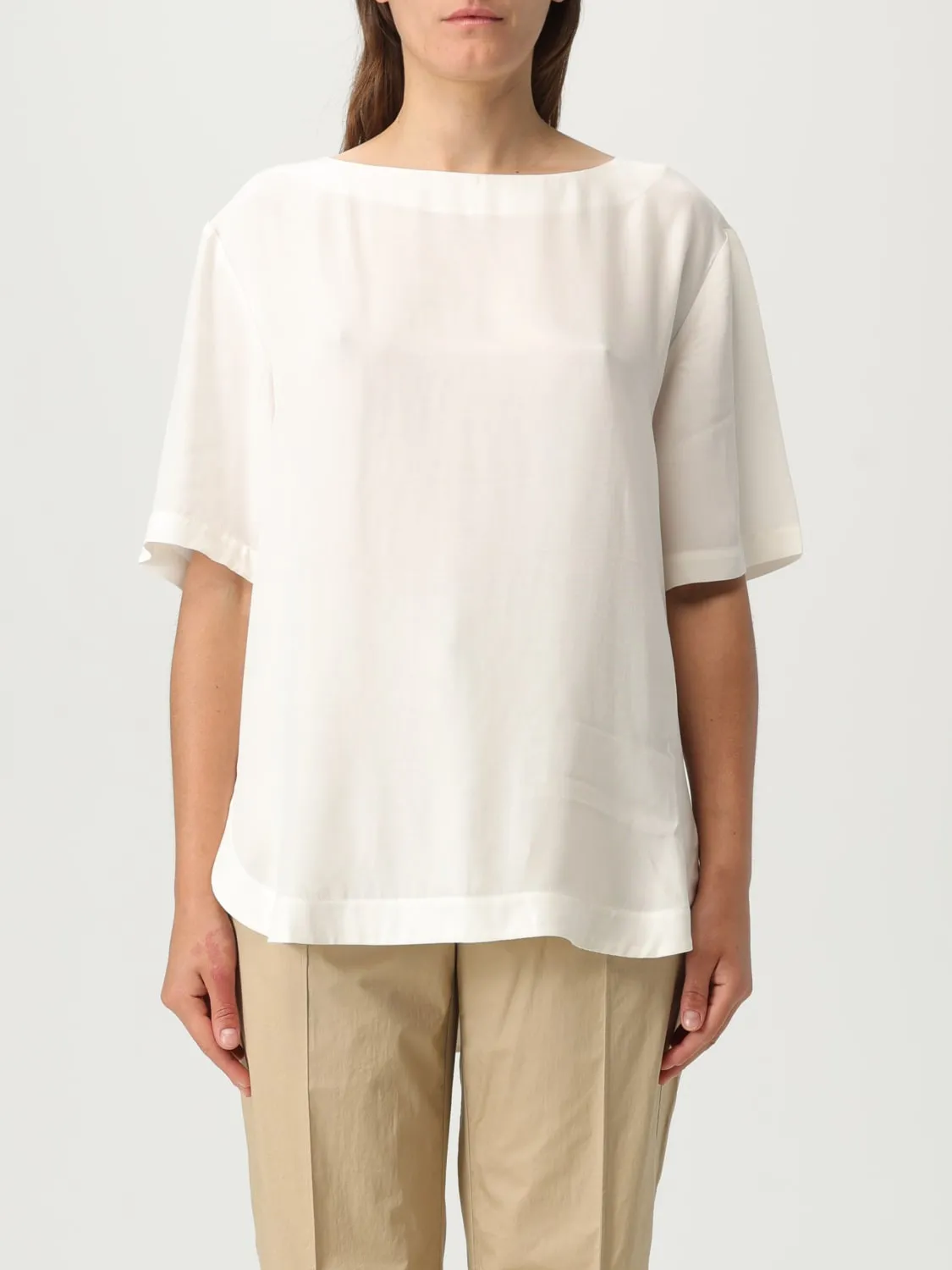 Blusa in misto viscosa Boss