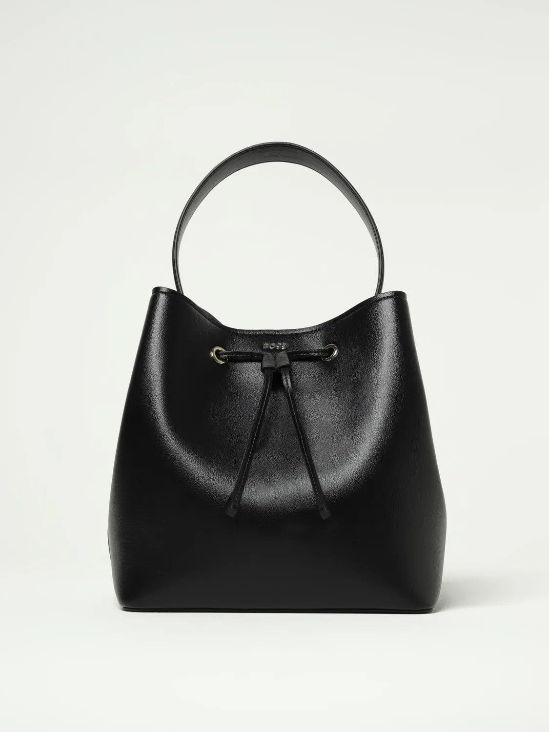 Borsa a secchiello in pelle sintetica Boss