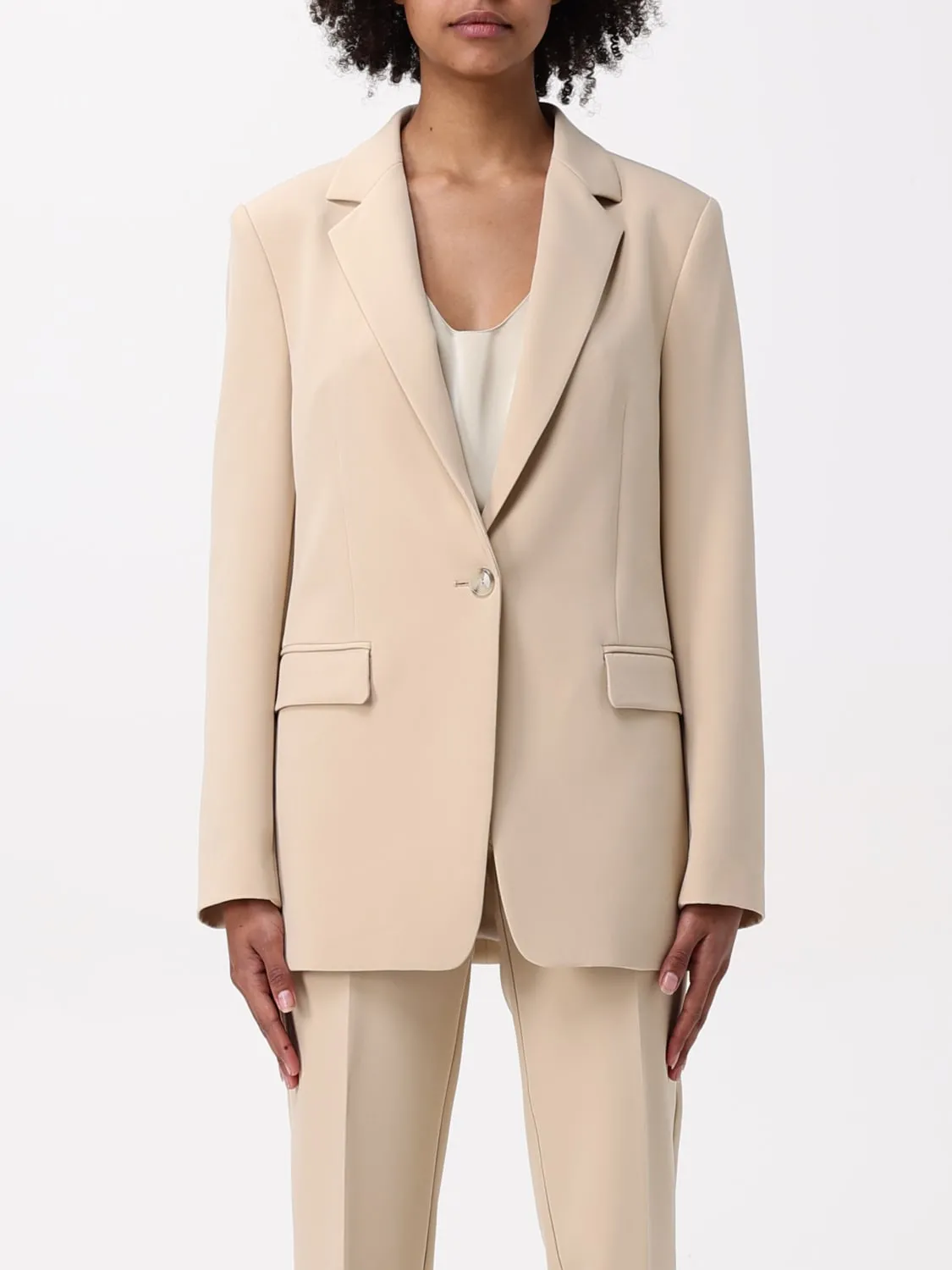 Blazer classico Boss in crêpe
