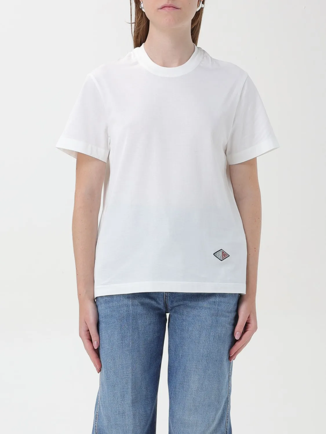T-shirt basic Bottega Veneta con mini logo