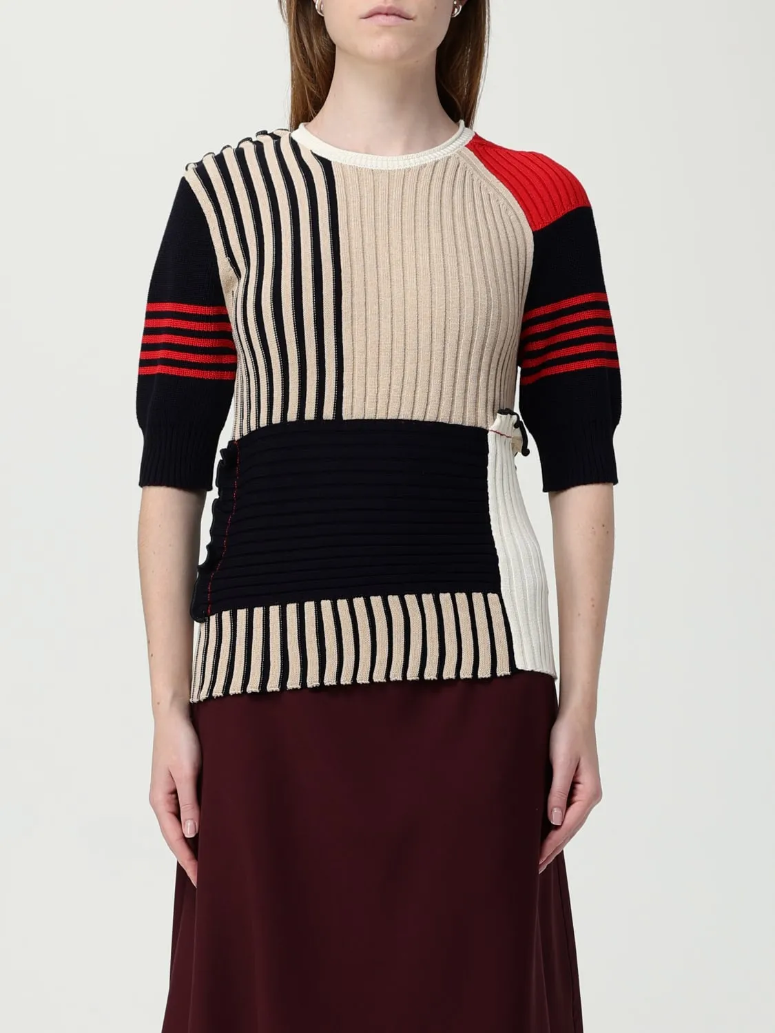 Pullover Bottega Veneta in maglia a costine