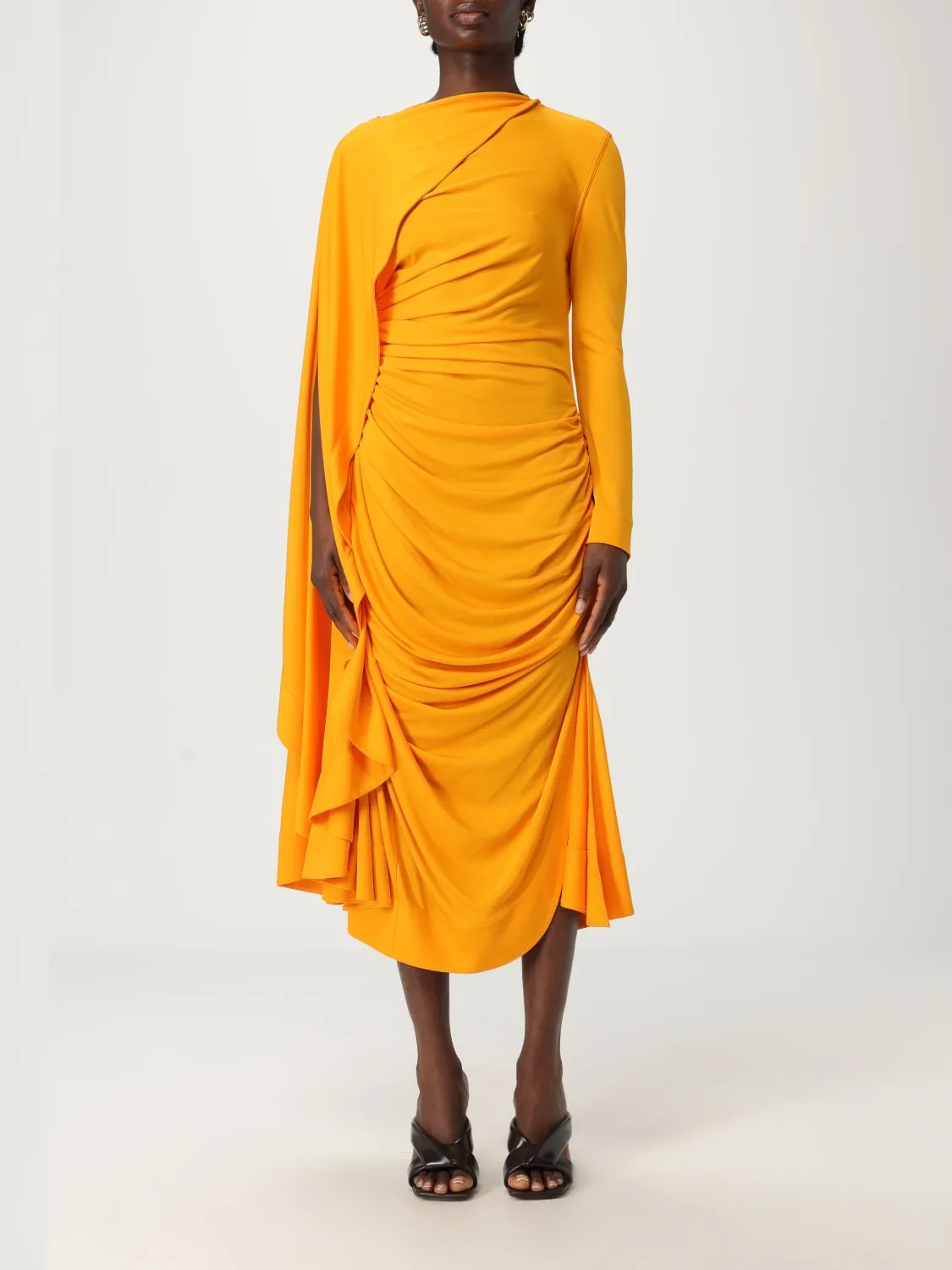 Abito drappeggiato Bottega Veneta in jersey