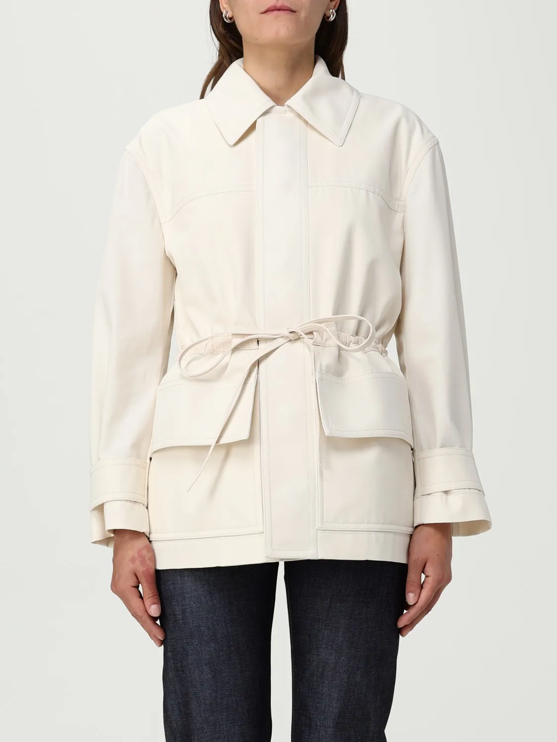 Overshirt Bottega Veneta in twill di cotone