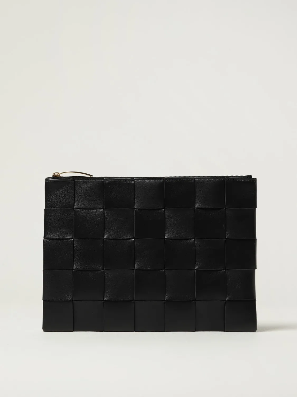 Pouch Cassette Bottega Veneta in pelle intrecciata