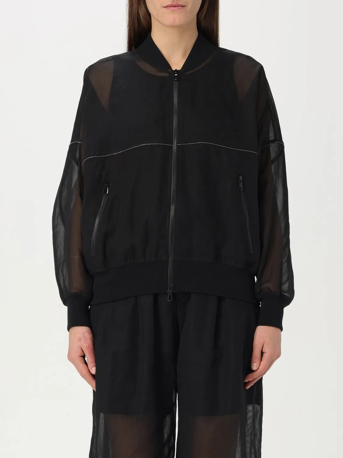 Bomber Brunello Cucinelli in organza