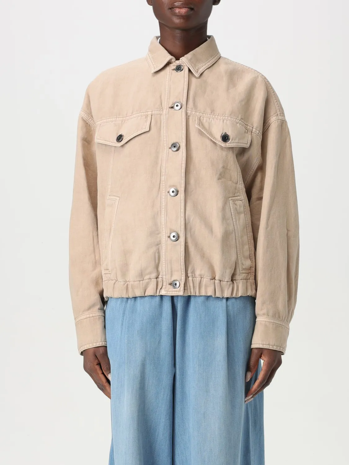 Giacca camicia Brunello Cucinelli in cotone