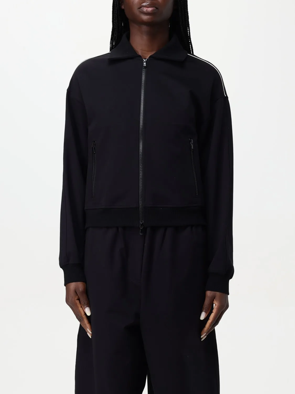 Felpa con zip Brunello Cucinelli in misto cotone