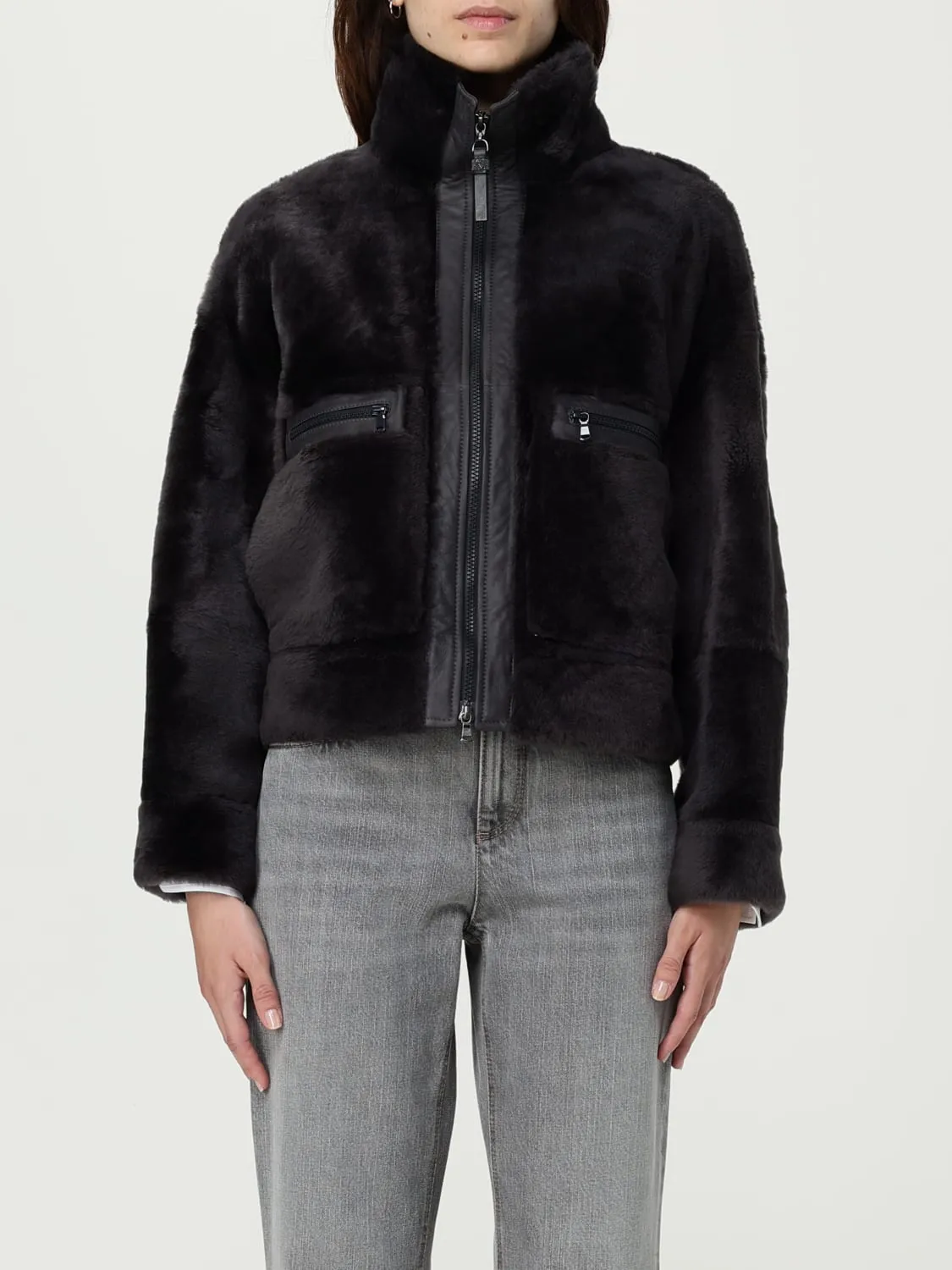 Giubbotto Brunello Cucinelli in pelliccia